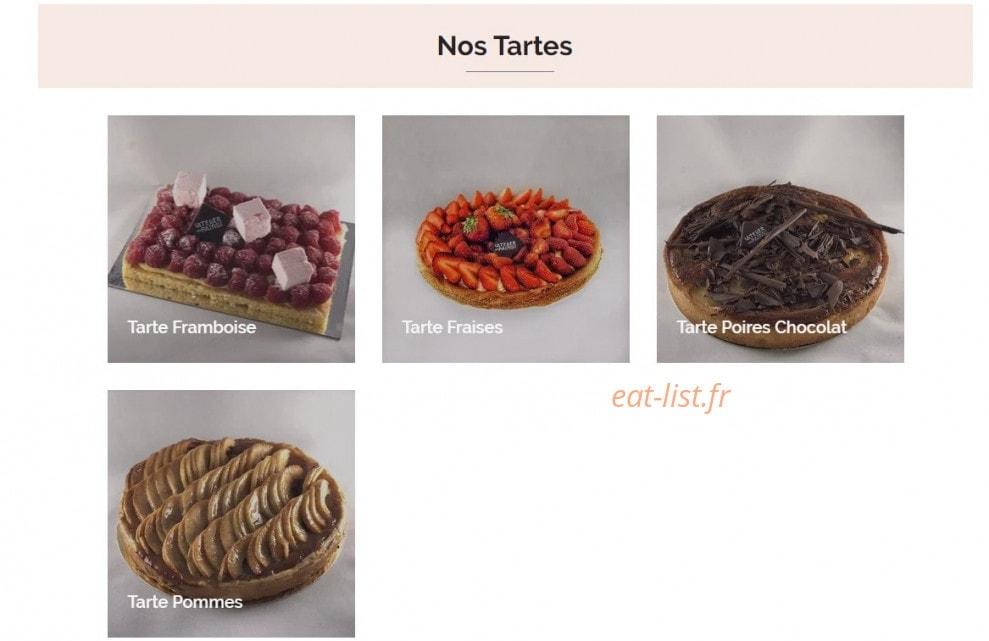 L'Atelier des Pains & co — carte page 4
