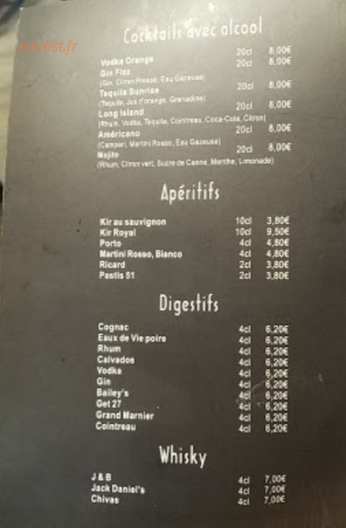 Le Magenta — carte page 2