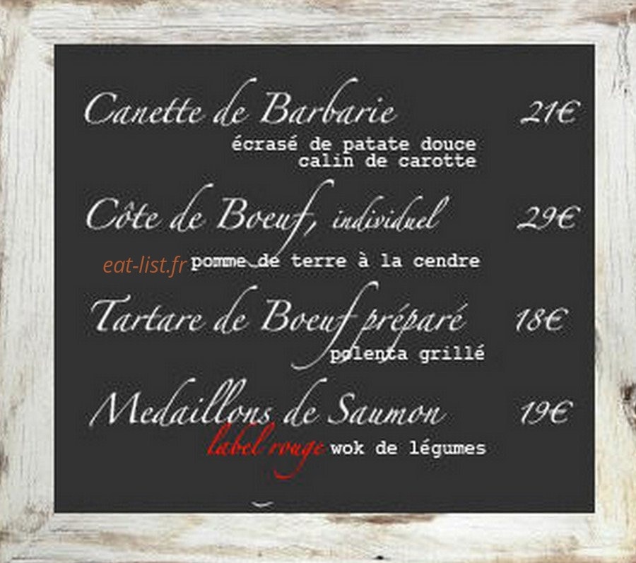 Monsieur — carte page 2