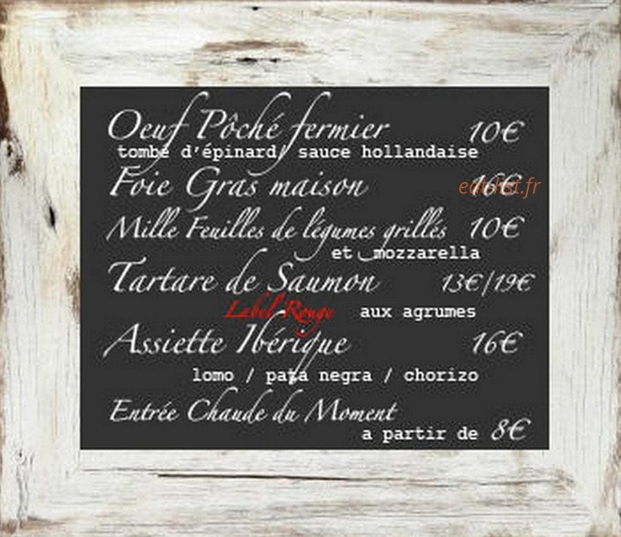 Monsieur — carte page 1