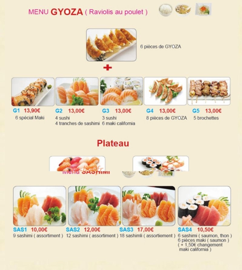 Osaka Royal — carte page 2
