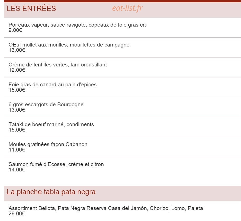 Quai Ouest — carte page 1