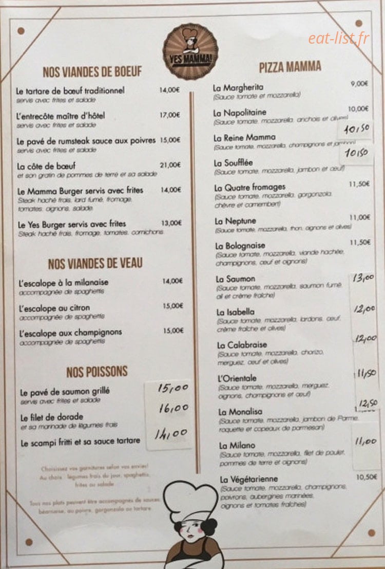 Yes Mama — carte page 2