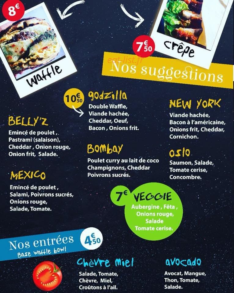 Belly'z waffles & crêpes — carte page 3