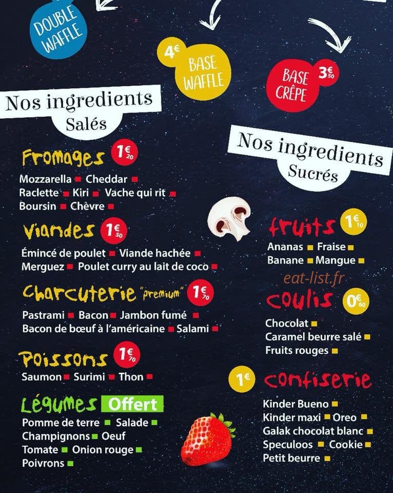 Belly'z waffles & crêpes — carte page 2