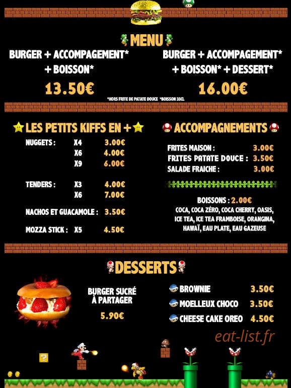 Burgers color — carte page 2