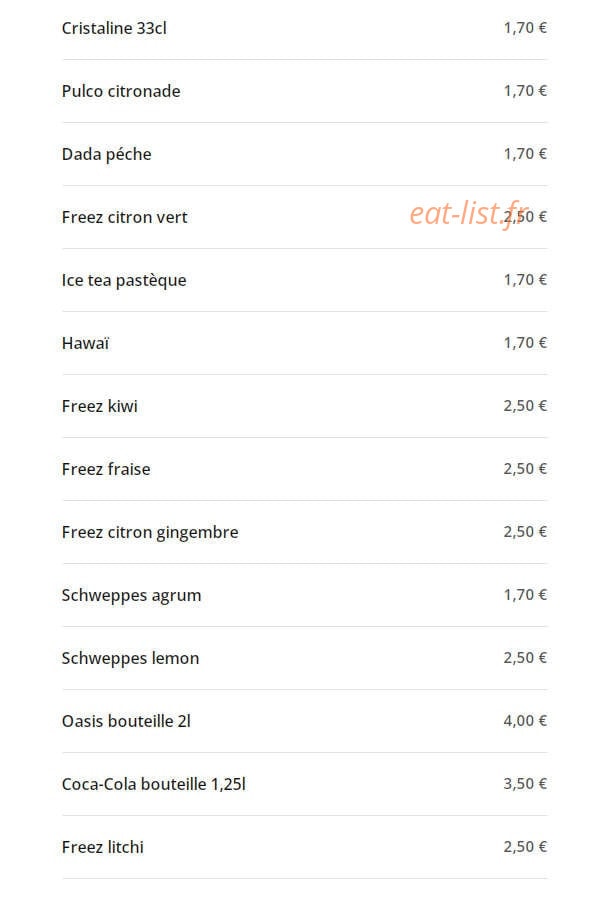 Dare Wok — carte page 6