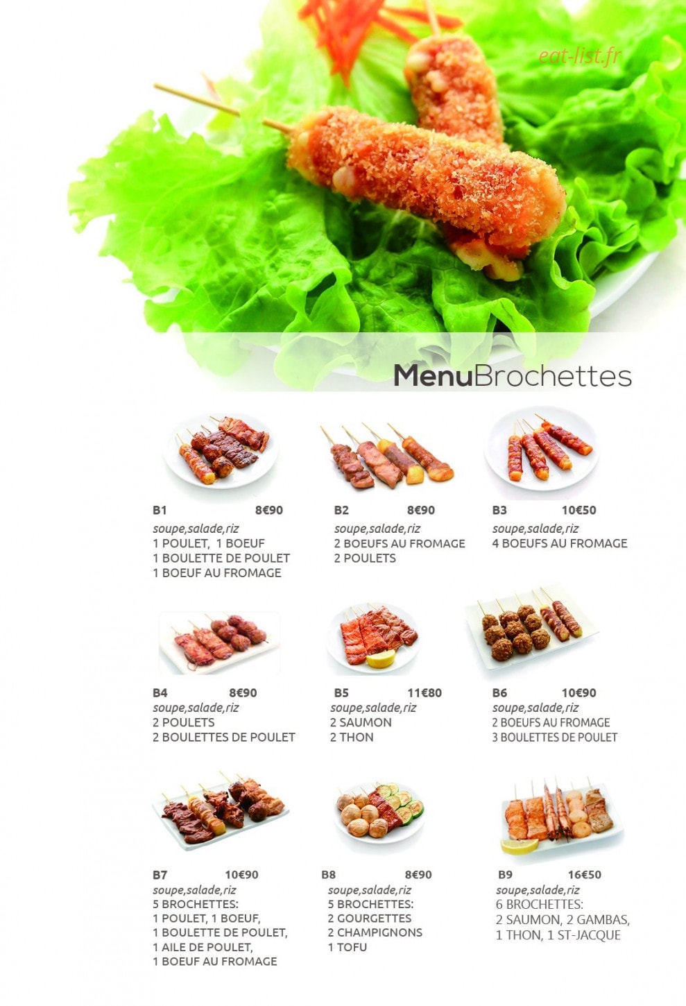 Dream sushi — carte page 4