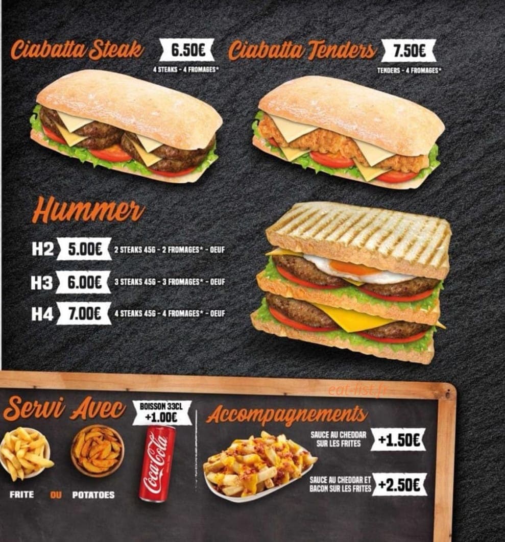 Food Factory — carte page 4