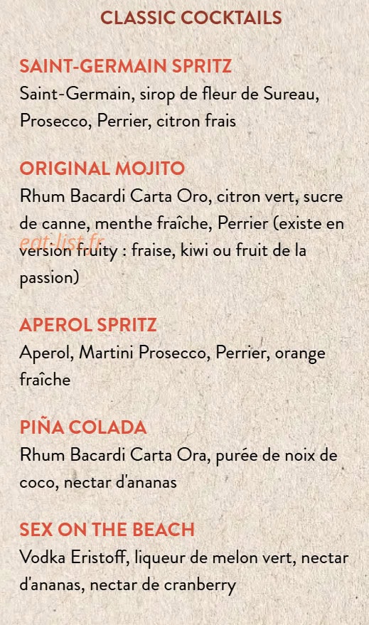 Au Bureau — carte page 17