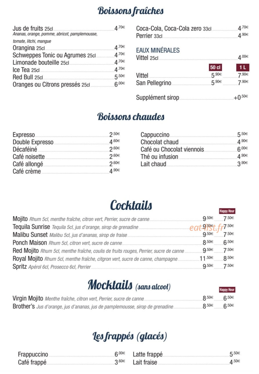 Brother's — carte page 5