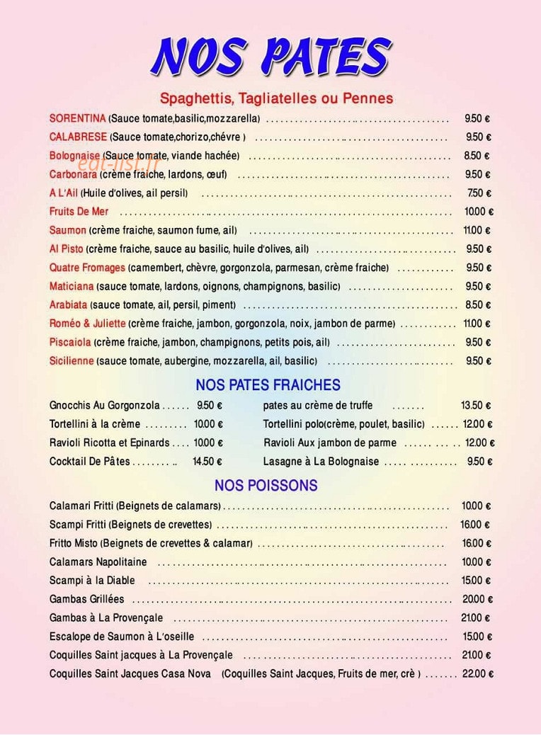 Casa Nova — carte page 4