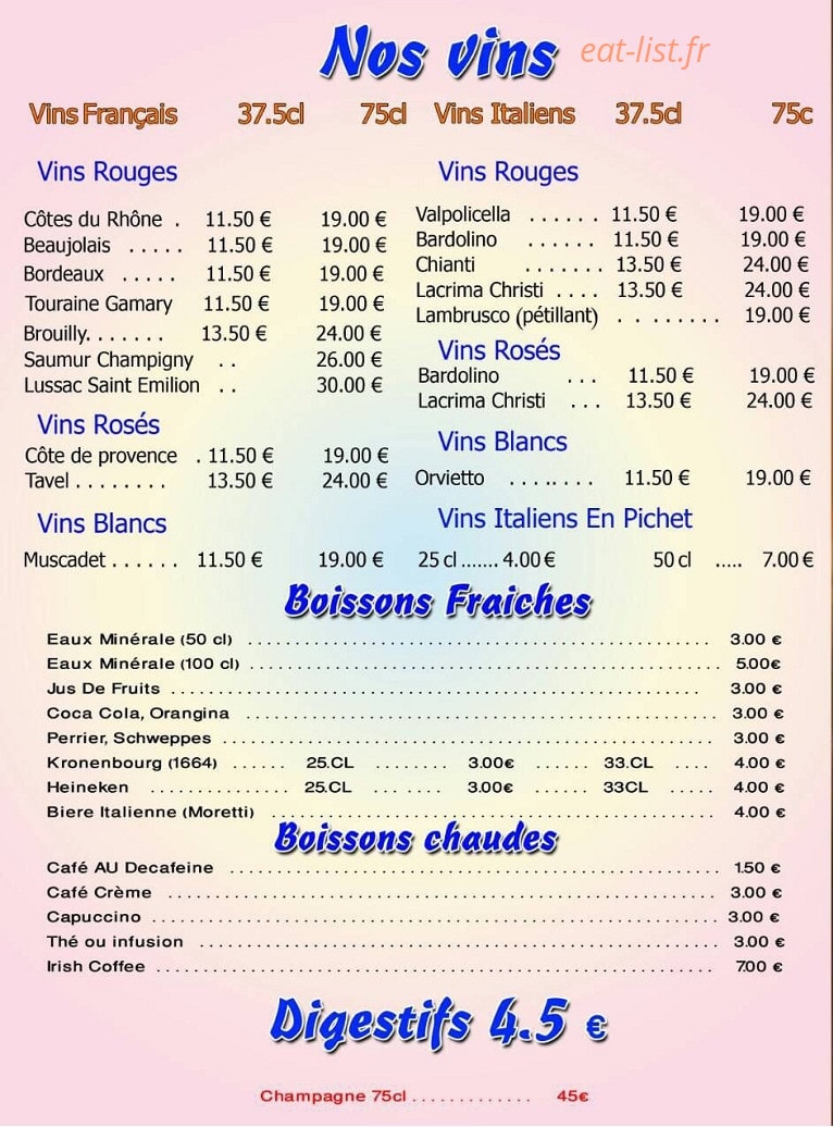 Casa Nova — carte page 8