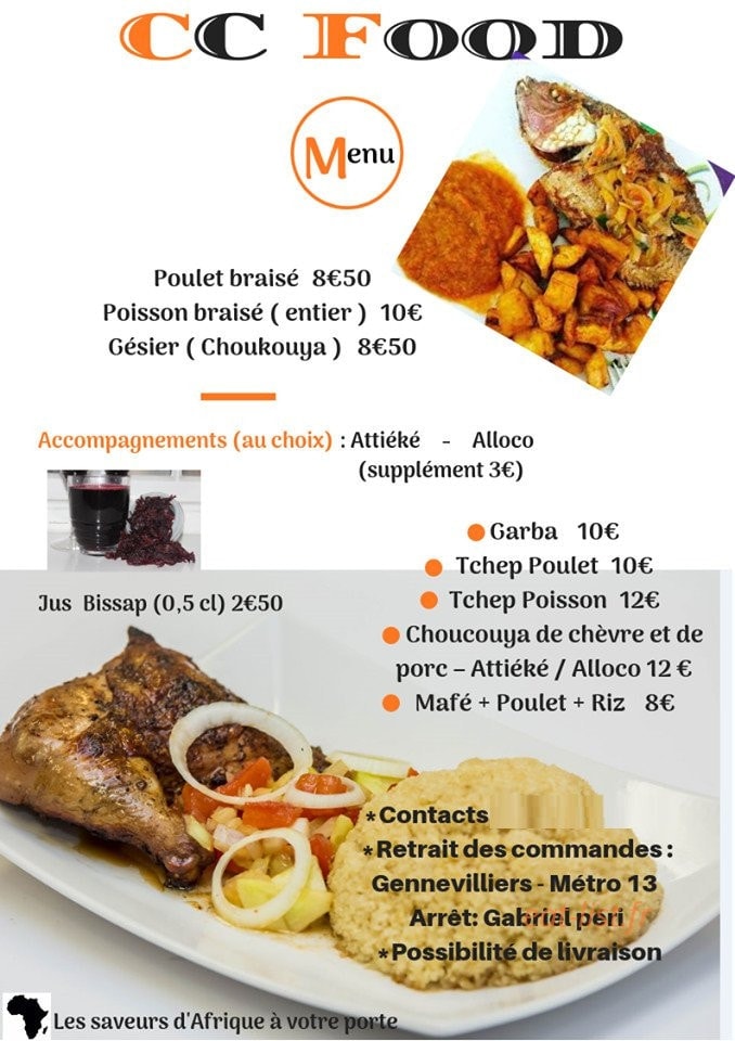 CC Food — carte page 2