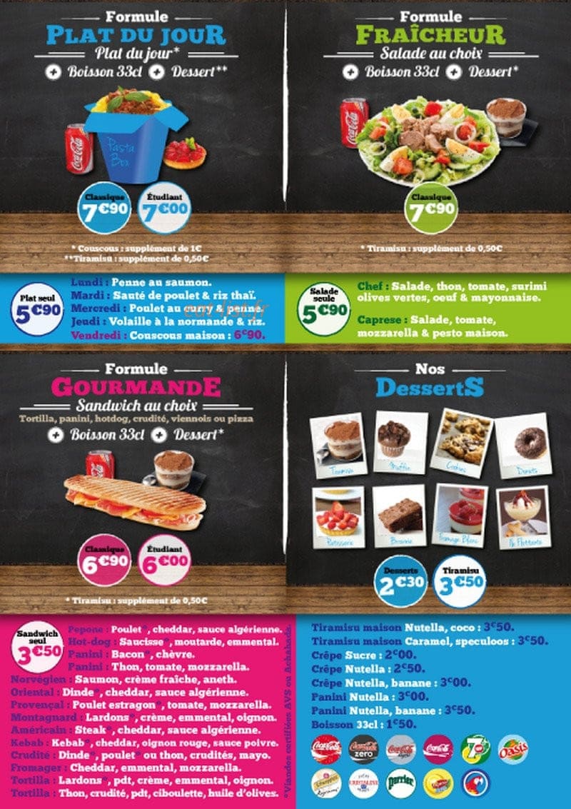 Jahde' s Kitchen — carte page 2