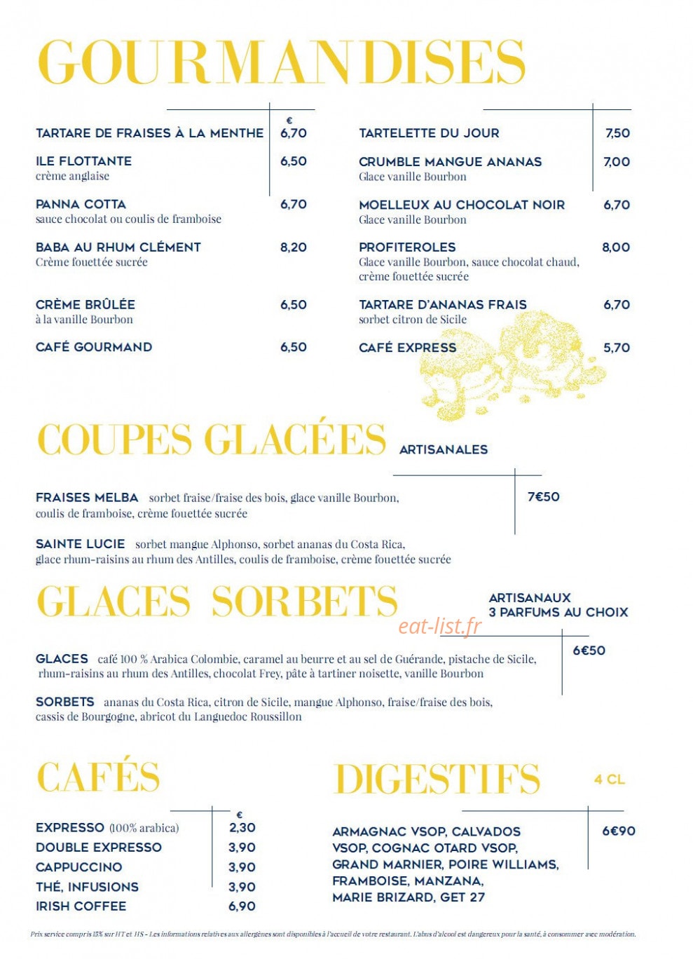 La Criée — carte page 7
