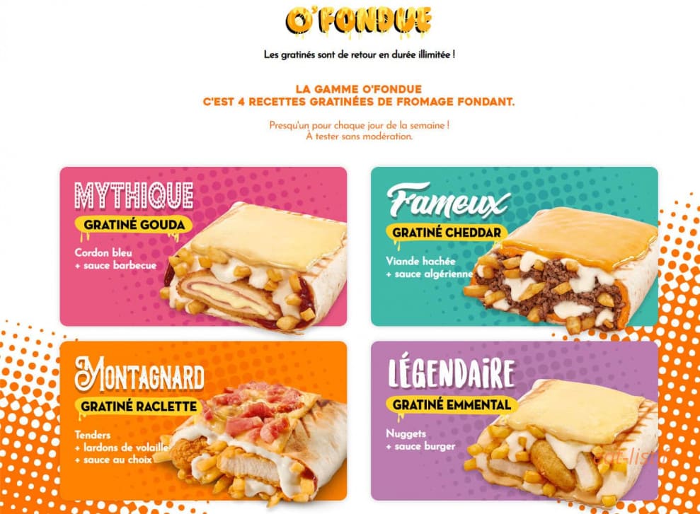 O'tacos — carte page 3