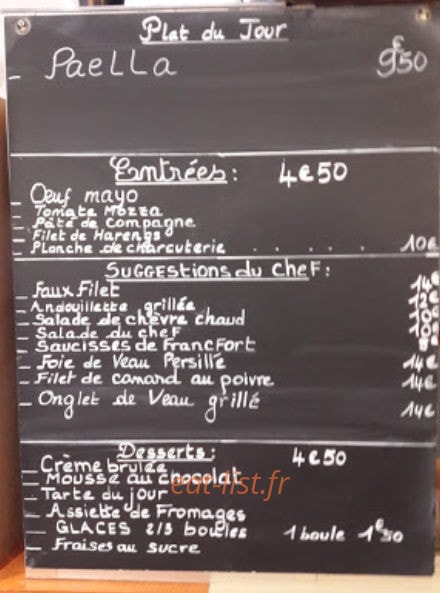 Au Paris Brest — carte page 1