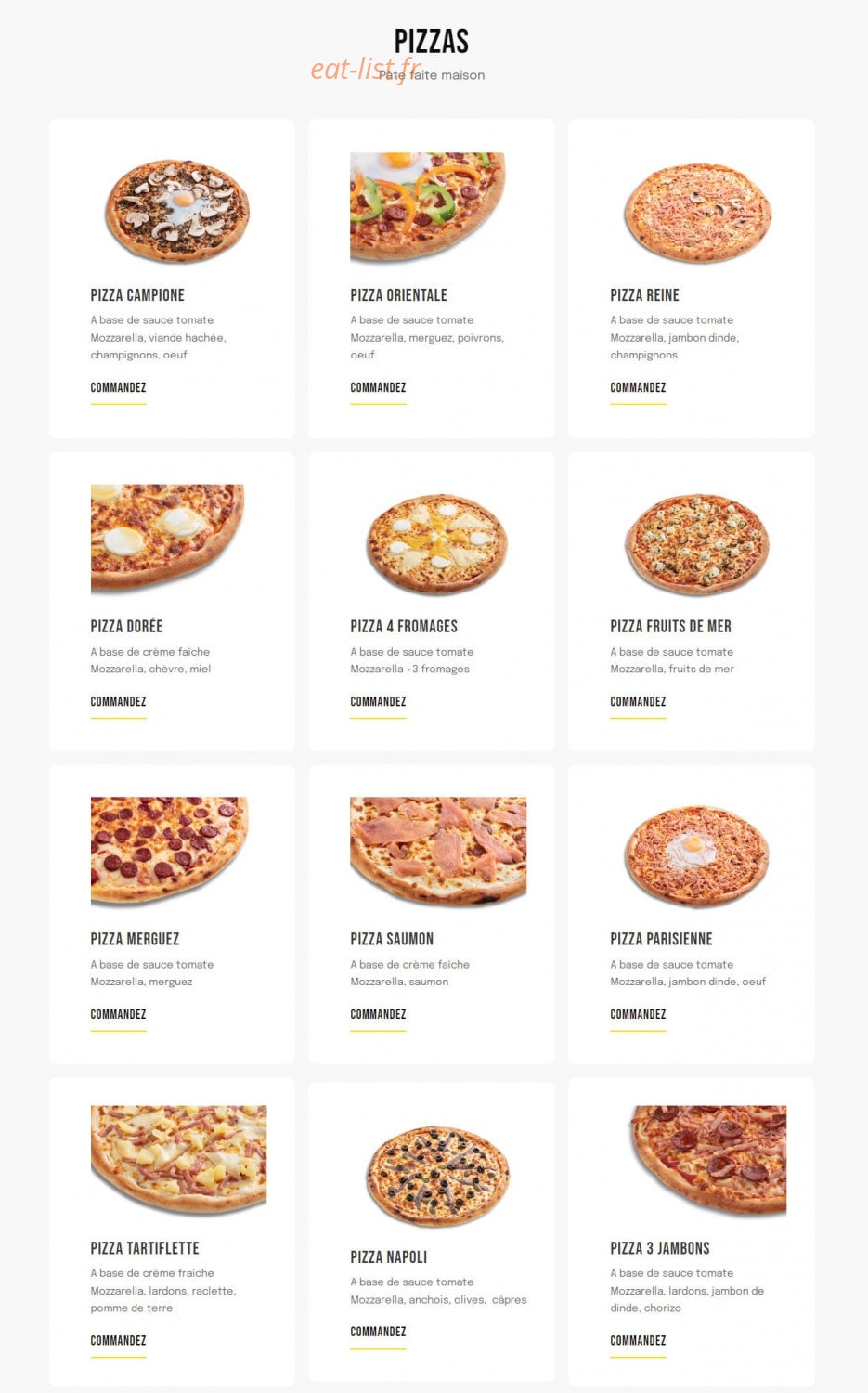 Big Food — carte page 4