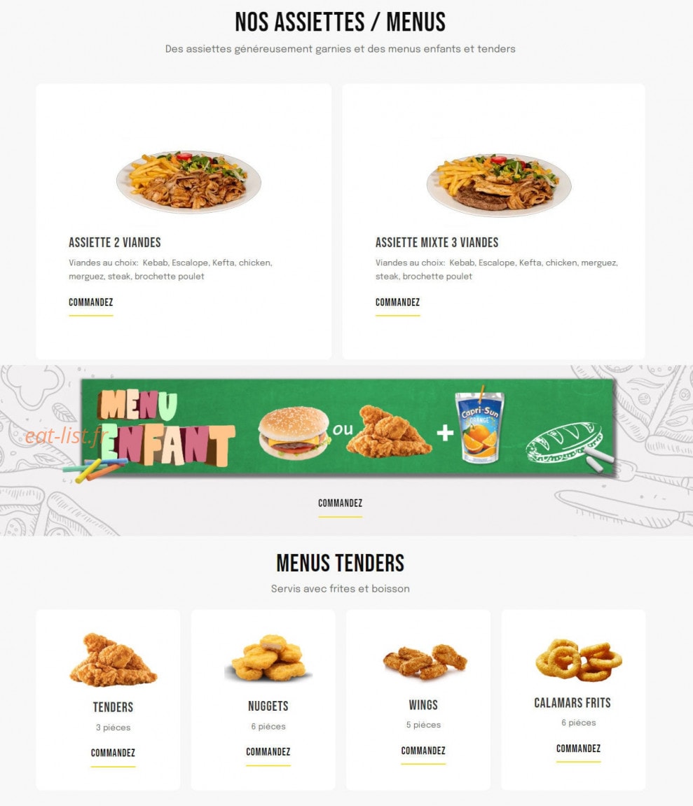 Big Food — carte page 6