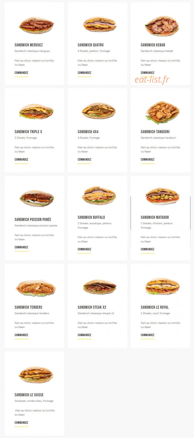 Big Food — carte page 2