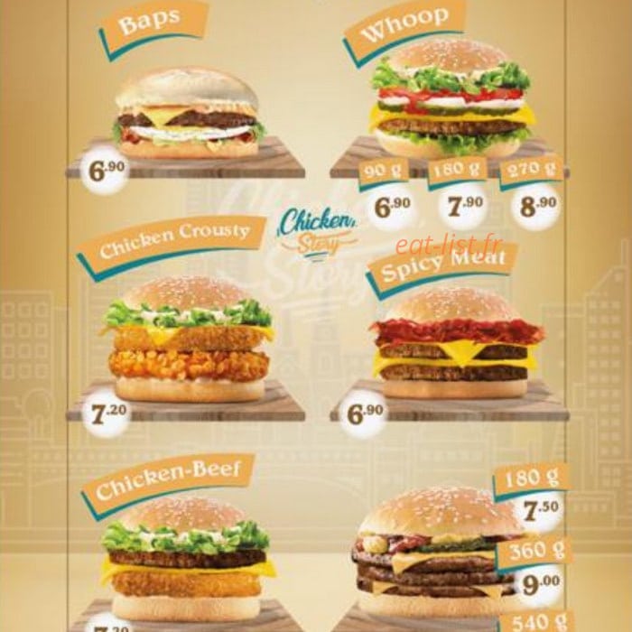 Chicken Story — carte page 3