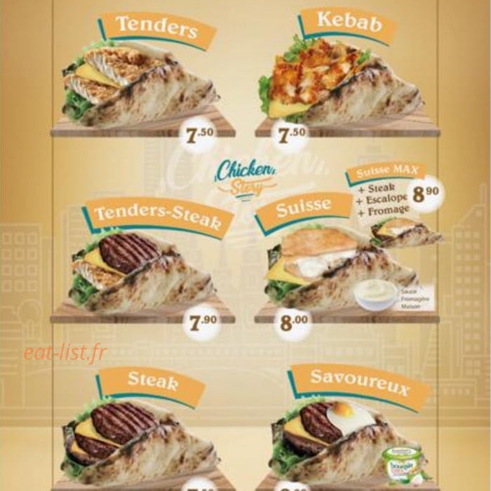 Chicken Story — carte page 1