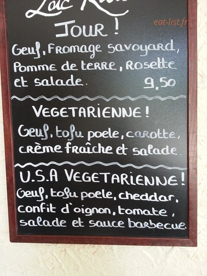 Crêperie Chez Martine — carte page 1