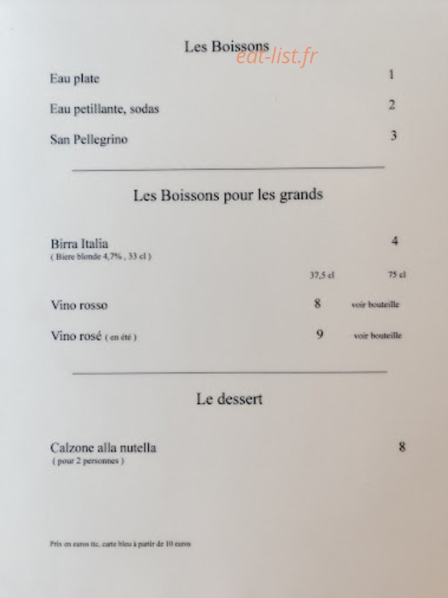 Il Localino — carte page 2