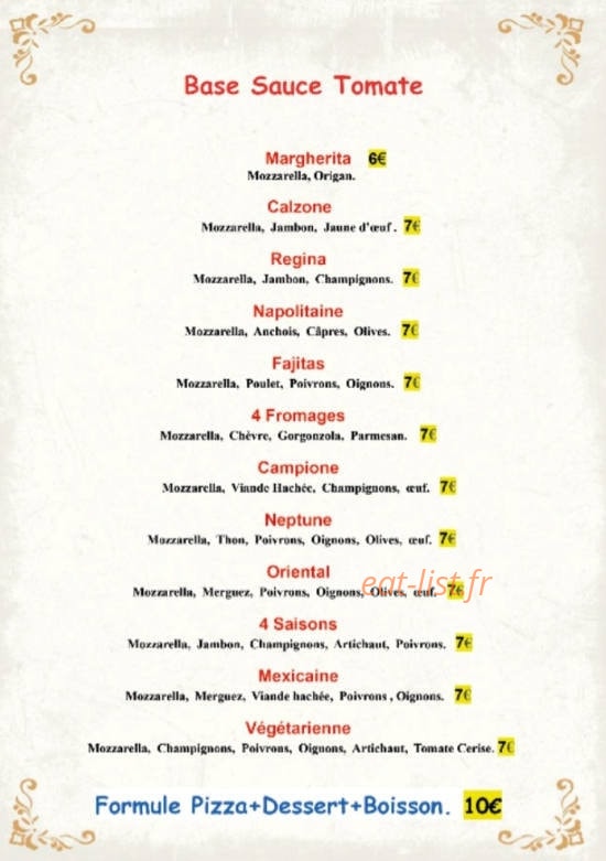 L'Olivier — carte page 1