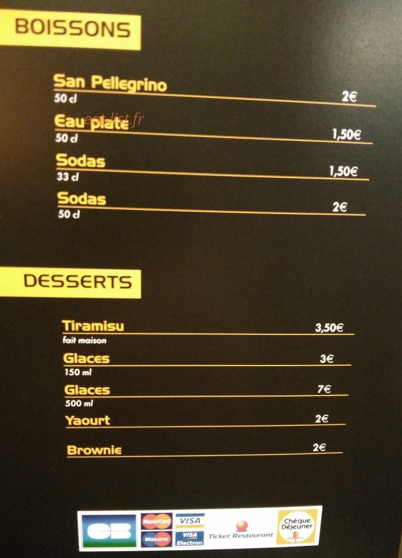 La Pizza — carte page 3