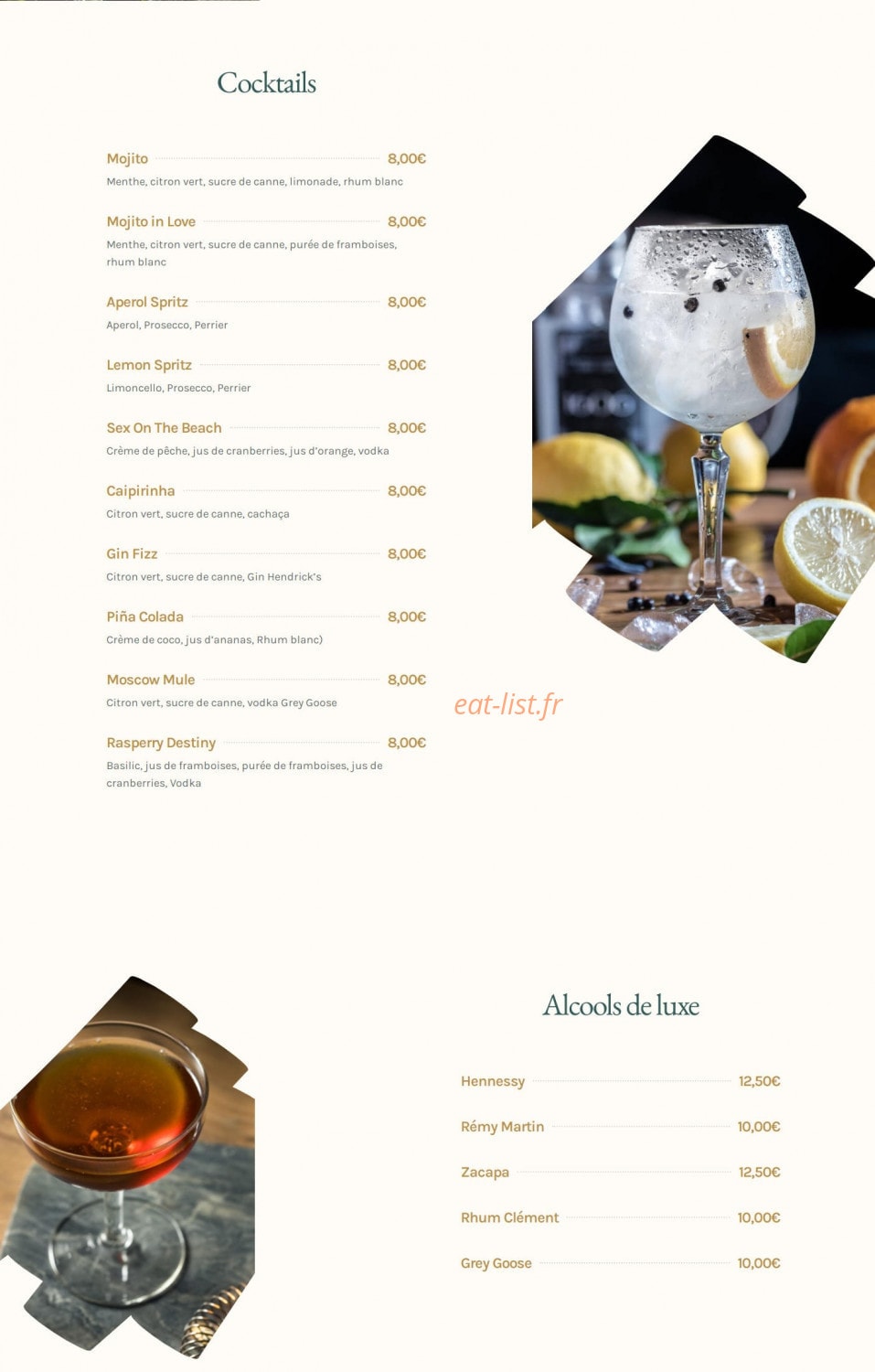 Le Gabri’el — carte page 7