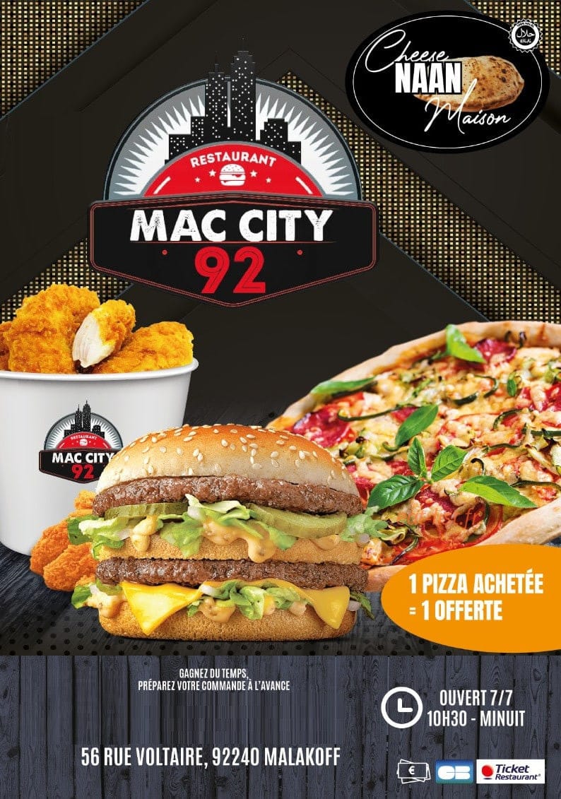 Mac City 92 — carte page 1