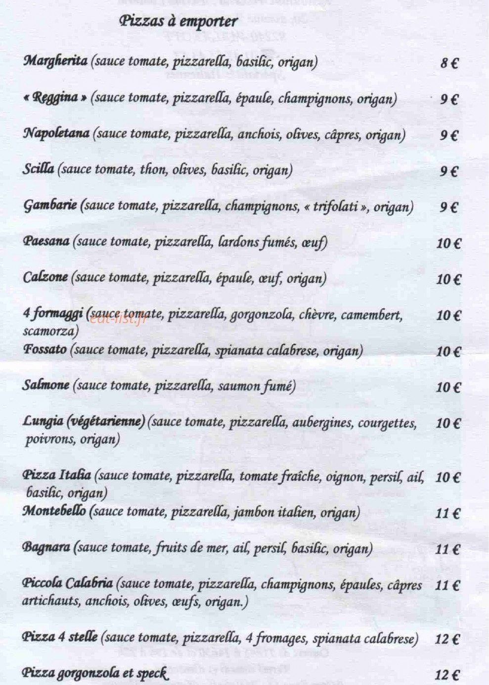 Piccola Calabria — carte page 2