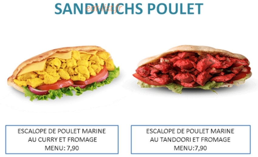 Royal Foods — carte page 2