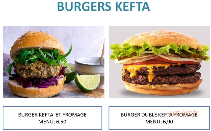 Royal Foods — carte page 1