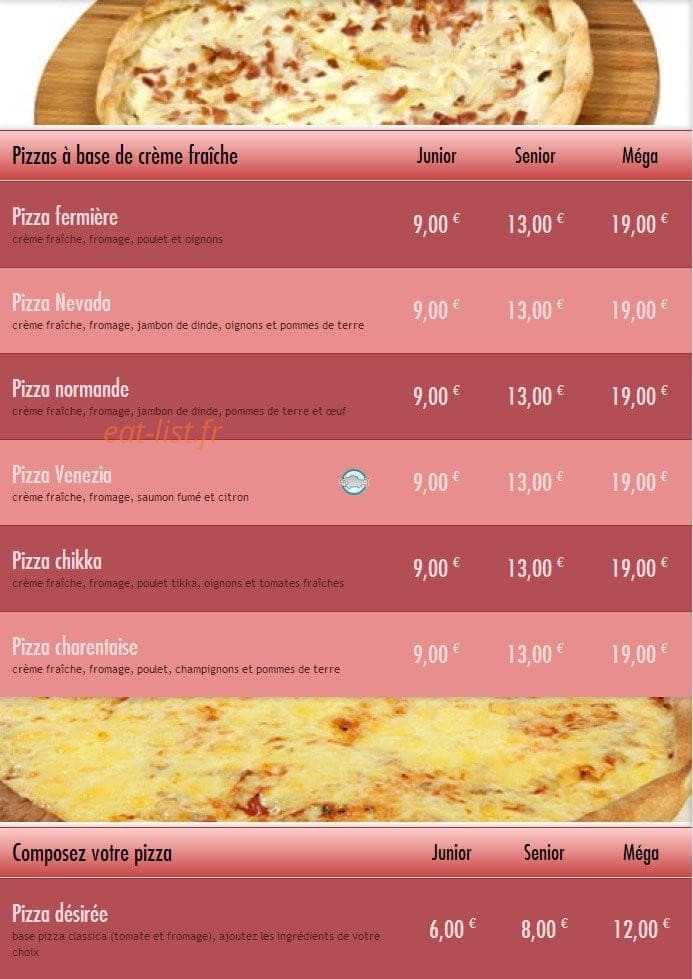 Royal Pizza — carte page 8
