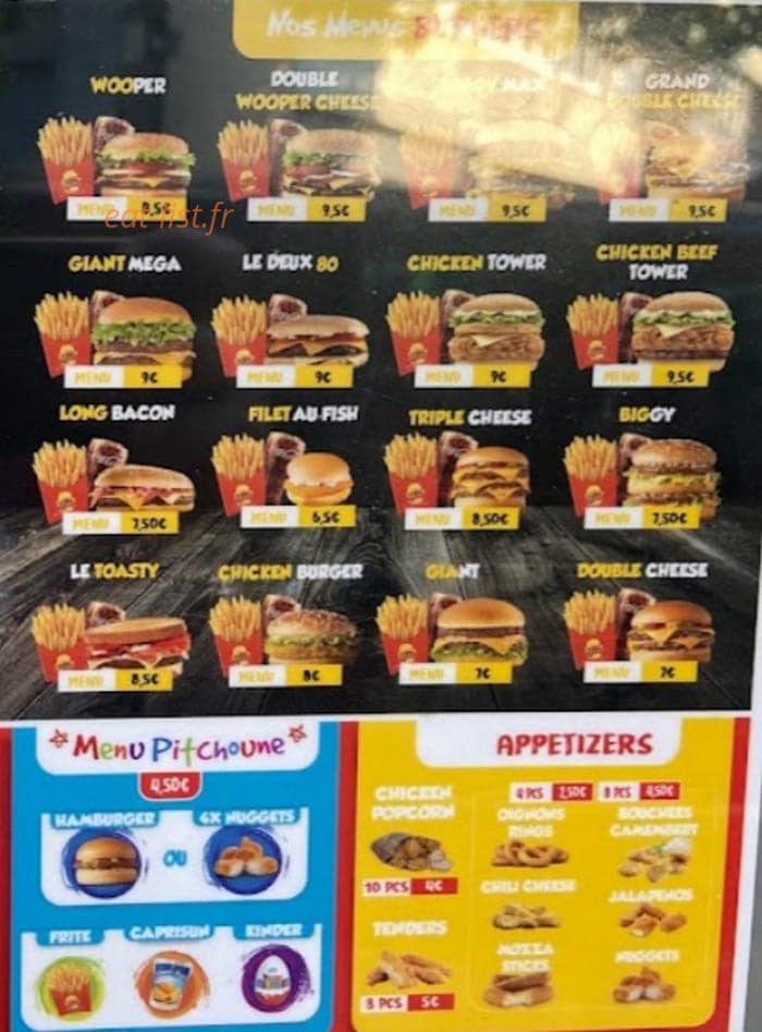 The Box Burger — carte page 6