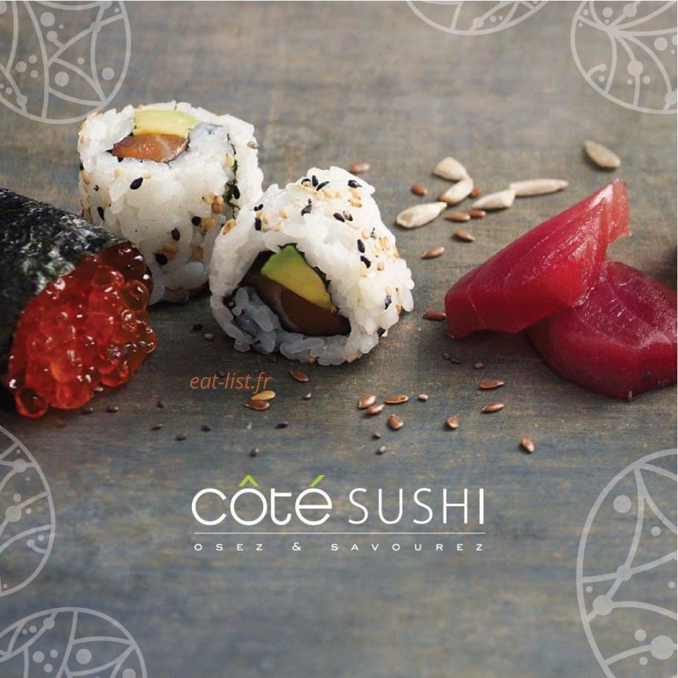 Carte et menu de Côté Sushi à La Garenne Colombes — page 1