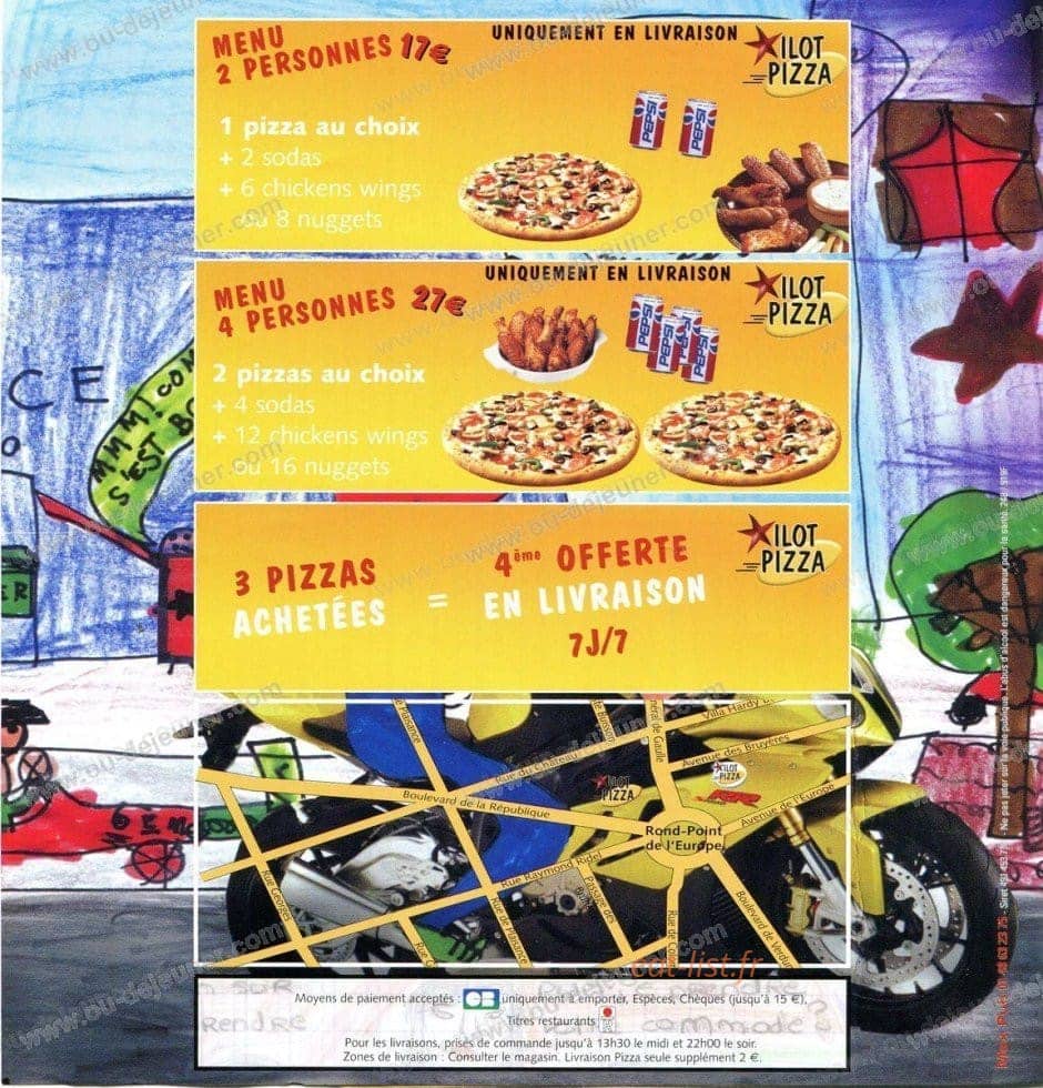 Ilot pizza — carte page 4