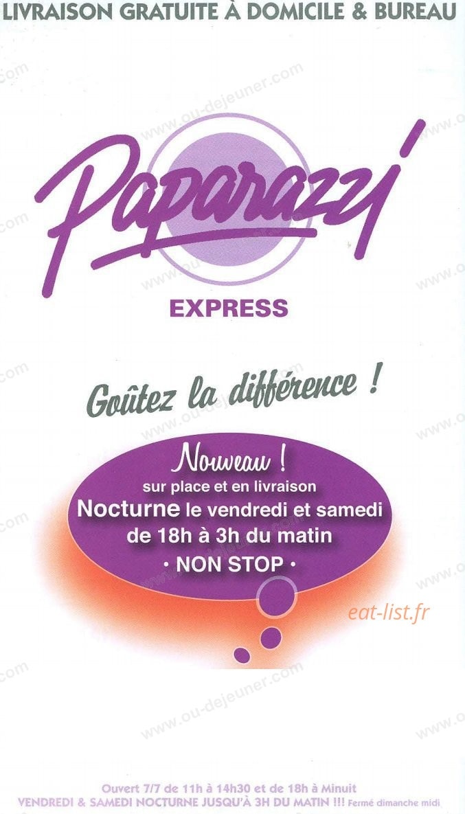 Paparazzi — carte page 1
