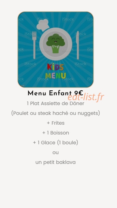 Restaurant Istanbul — carte page 7