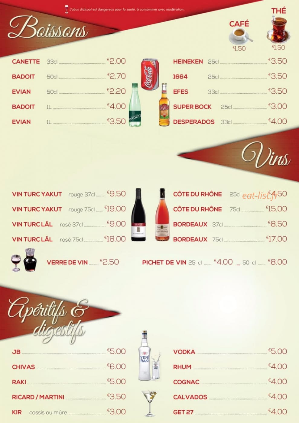 Istanbul Grill — carte page 4