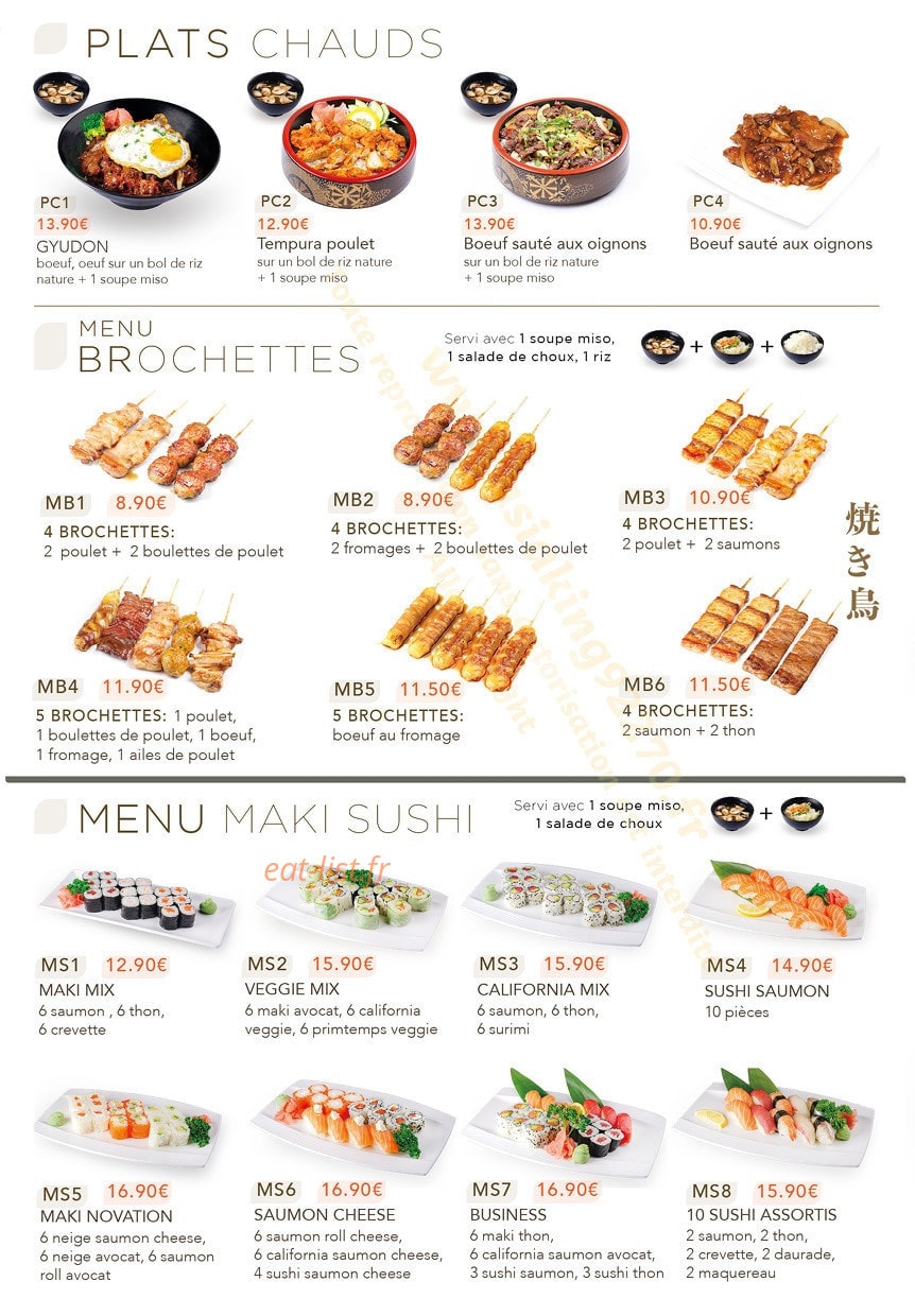 Asia King — carte page 4