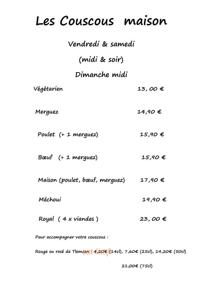 Aux Vendanges — carte page 2