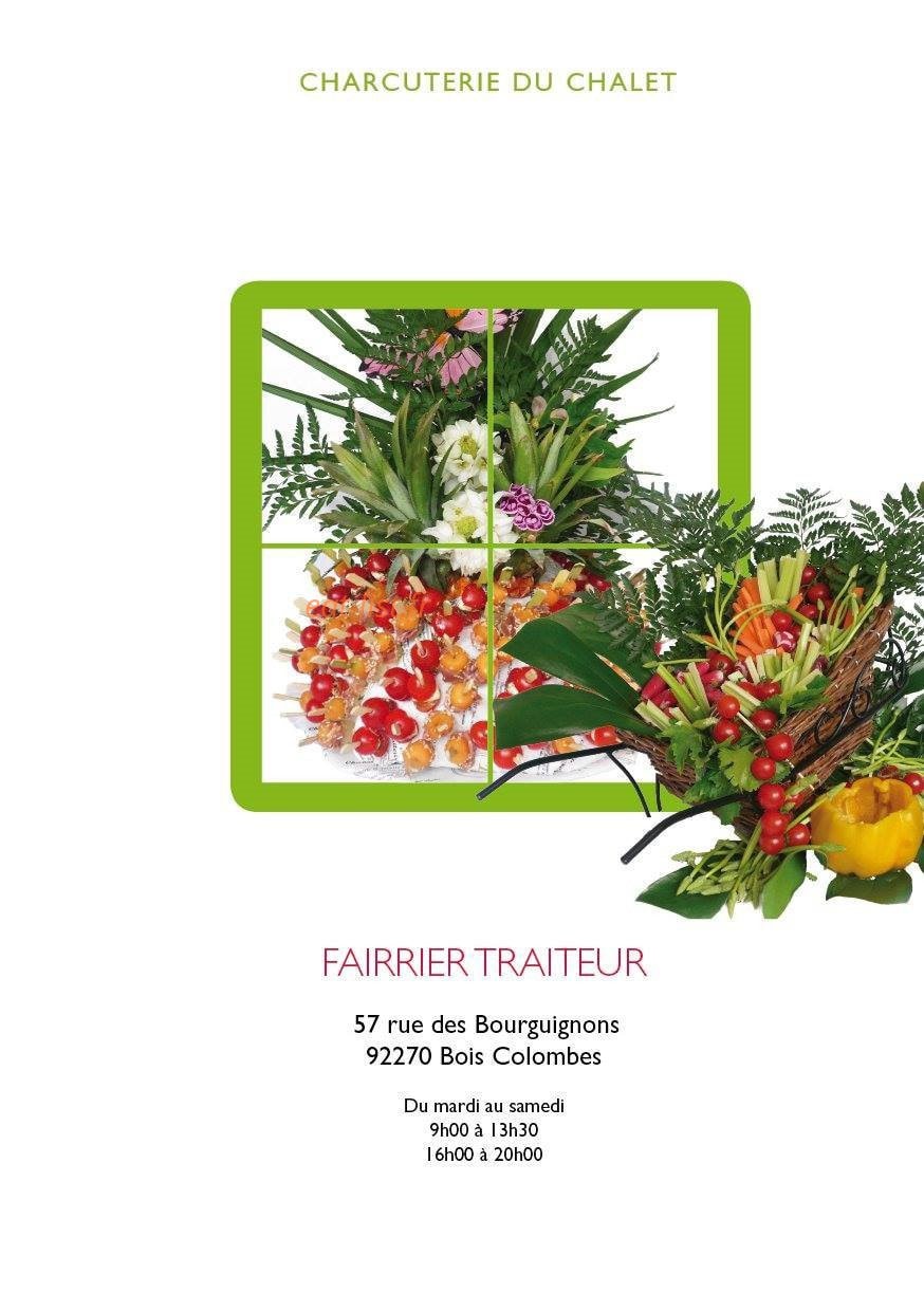 Fairrier Traiteur — carte page 28