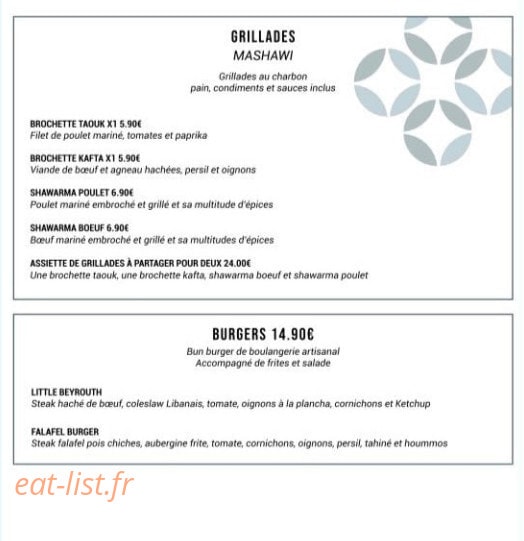 Little Beyrouth — carte page 2