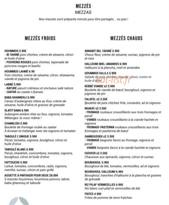 Little Beyrouth — carte page 4