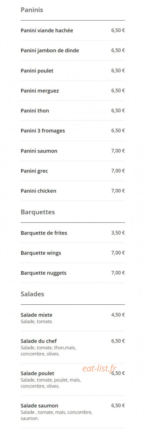 Mi tacos — carte page 4