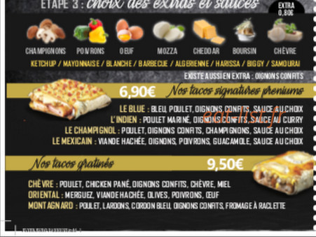 Mon Tacos — carte page 2